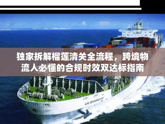 独家拆解榴莲清关全流程，跨境物流人必懂的合规时效双达标指南
