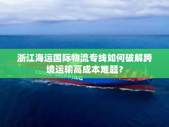 浙江海运国际物流专线如何破解跨境运输高成本难题？