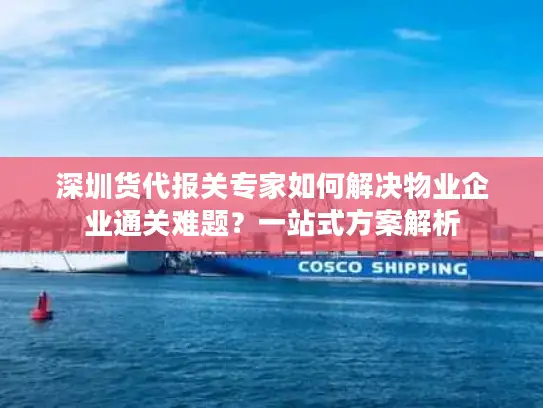 深圳货代报关专家如何解决物业企业通关难题？一站式方案解析
