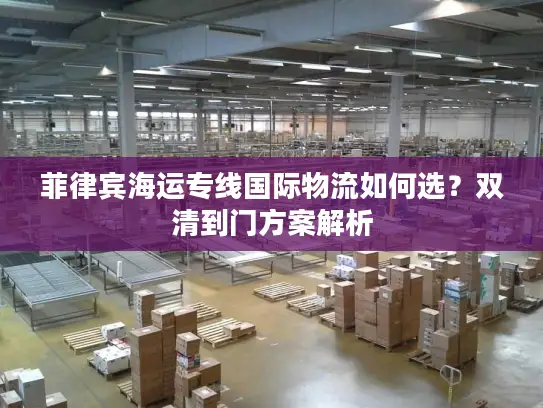 菲律宾海运专线国际物流如何选？双清到门方案解析