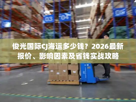 俊光国际CJ海运多少钱？2026最新报价、影响因素及省钱实战攻略