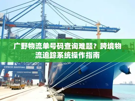广野物流单号码查询难题？跨境物流追踪系统操作指南