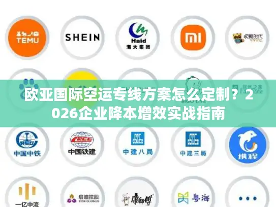 欧亚国际空运专线方案怎么定制？2026企业降本增效实战指南