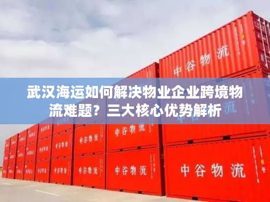 武汉海运如何解决物业企业跨境物流难题？三大核心优势解析