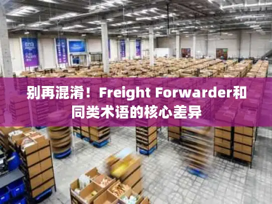 别再混淆！Freight Forwarder和同类术语的核心差异
