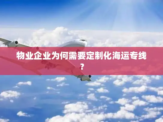 物业企业为何需要定制化海运专线？