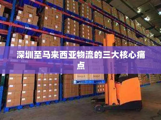 深圳至马来西亚物流的三大核心痛点