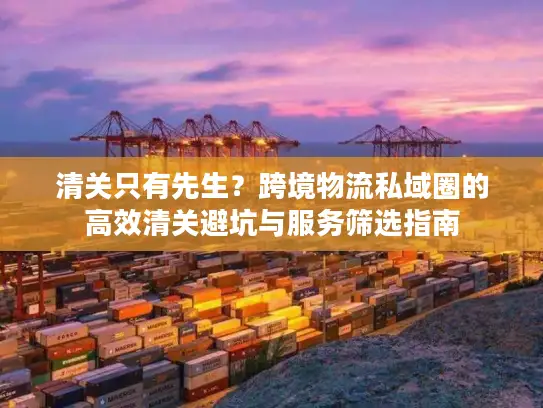 清关只有先生？跨境物流私域圈的高效清关避坑与服务筛选指南