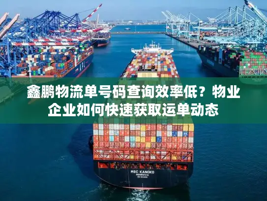 鑫鹏物流单号码查询效率低？物业企业如何快速获取运单动态