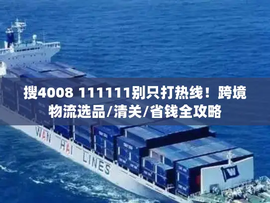 搜4008 111111别只打热线！跨境物流选品/清关/省钱全攻略