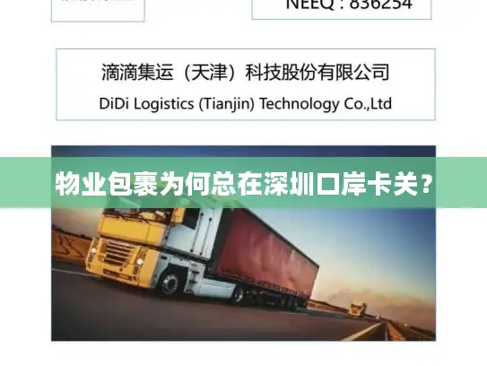 物业包裹为何总在深圳口岸卡关？