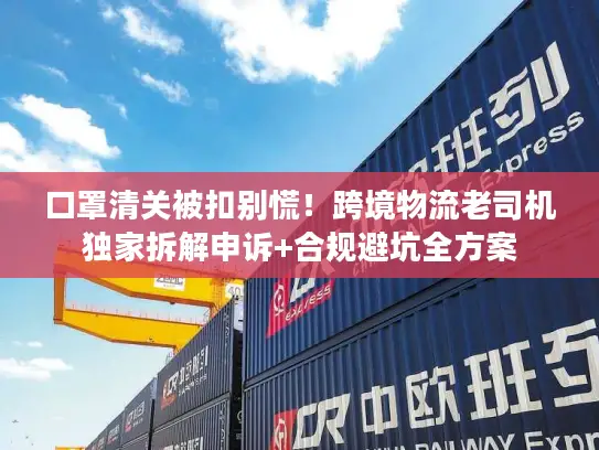 口罩清关被扣别慌！跨境物流老司机独家拆解申诉+合规避坑全方案