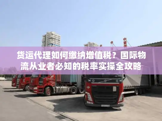 货运代理如何缴纳增值税？国际物流从业者必知的税率实操全攻略