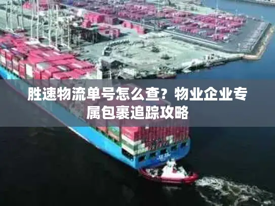 胜速物流单号怎么查？物业企业专属包裹追踪攻略