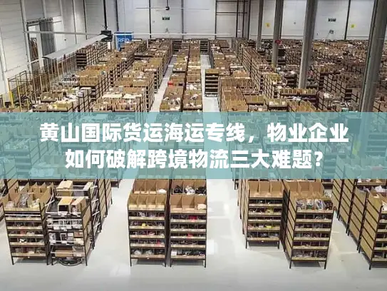 黄山国际货运海运专线，物业企业如何破解跨境物流三大难题？