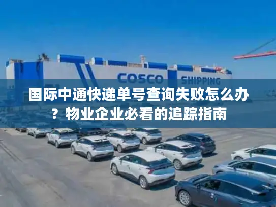 国际中通快递单号查询失败怎么办？物业企业必看的追踪指南