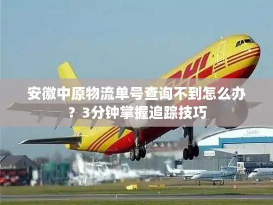 安徽中原物流单号查询不到怎么办？3分钟掌握追踪技巧