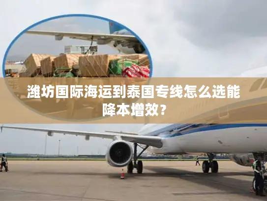 潍坊国际海运到泰国专线怎么选能降本增效？