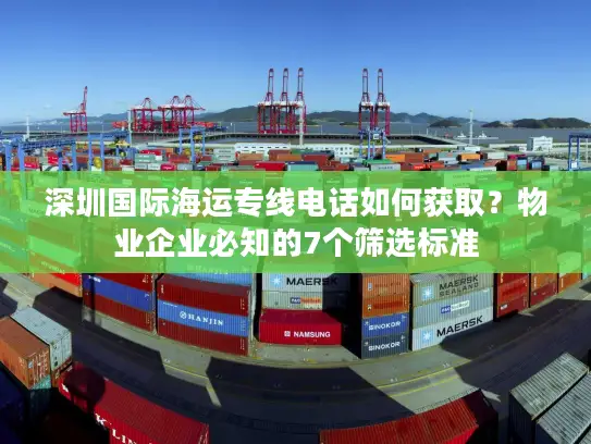 深圳国际海运专线电话如何获取？物业企业必知的7个筛选标准