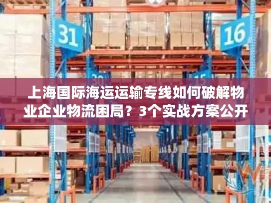 上海国际海运运输专线如何破解物业企业物流困局？3个实战方案公开