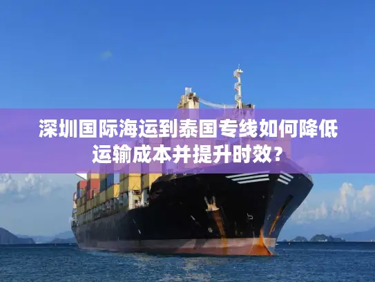 深圳国际海运到泰国专线如何降低运输成本并提升时效？