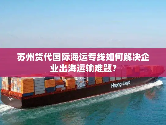 苏州货代国际海运专线如何解决企业出海运输难题？