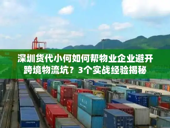深圳货代小何如何帮物业企业避开跨境物流坑？3个实战经验揭秘
