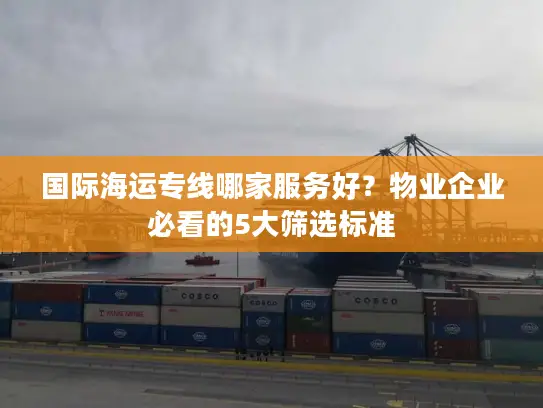 国际海运专线哪家服务好？物业企业必看的5大筛选标准