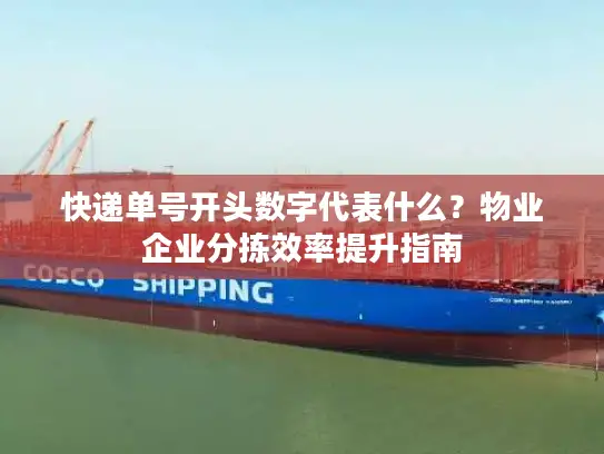 快递单号开头数字代表什么？物业企业分拣效率提升指南