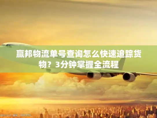 赢邦物流单号查询怎么快速追踪货物？3分钟掌握全流程
