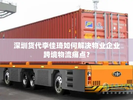 深圳货代李佳琦如何解决物业企业跨境物流痛点？