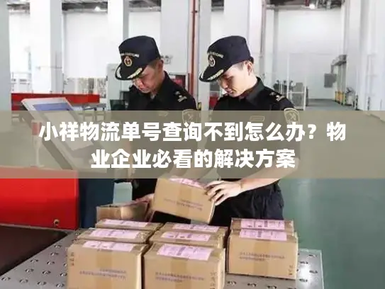 小祥物流单号查询不到怎么办？物业企业必看的解决方案
