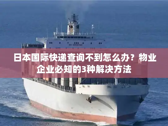 日本国际快递查询不到怎么办？物业企业必知的3种解决方法