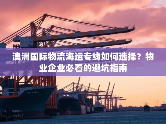 澳洲国际物流海运专线如何选择？物业企业必看的避坑指南