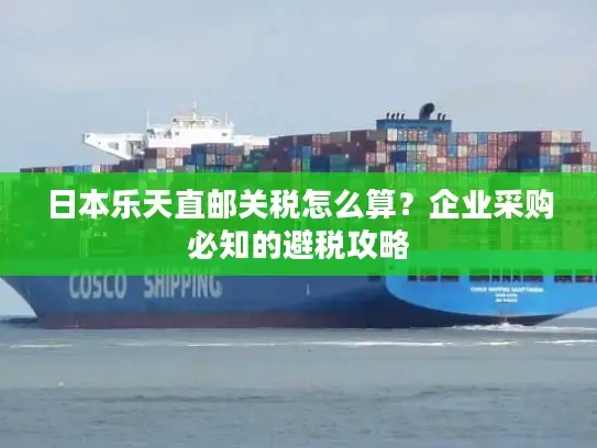 日本乐天直邮关税怎么算？企业采购必知的避税攻略