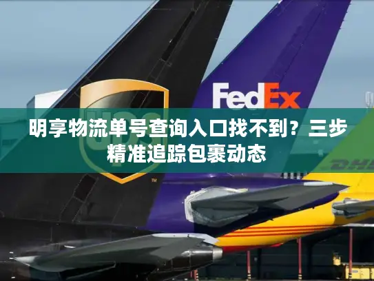 明享物流单号查询入口找不到？三步精准追踪包裹动态