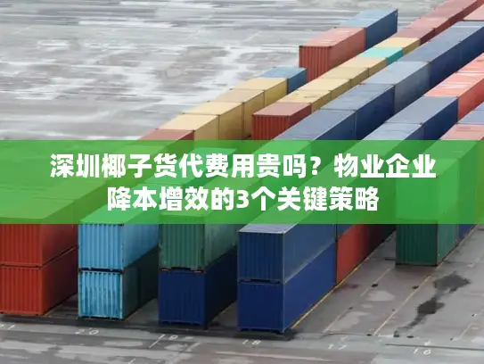 深圳椰子货代费用贵吗？物业企业降本增效的3个关键策略