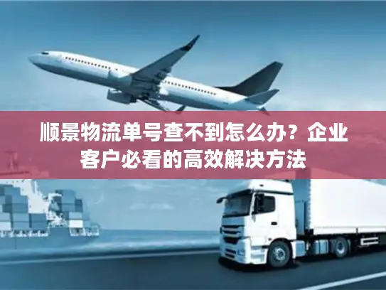 顺景物流单号查不到怎么办？企业客户必看的高效解决方法