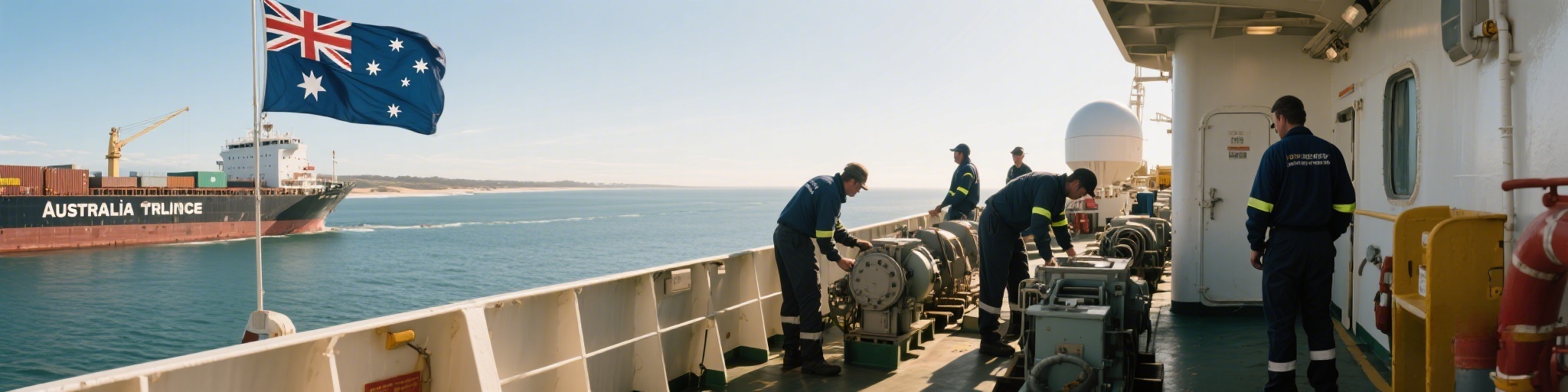 澳洲国际物流专线示意图